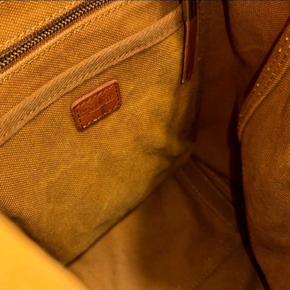 Brown Canvas Drawstring Backpack - image 5